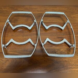 Set of Vintage Corning Ware Serving Cradles.